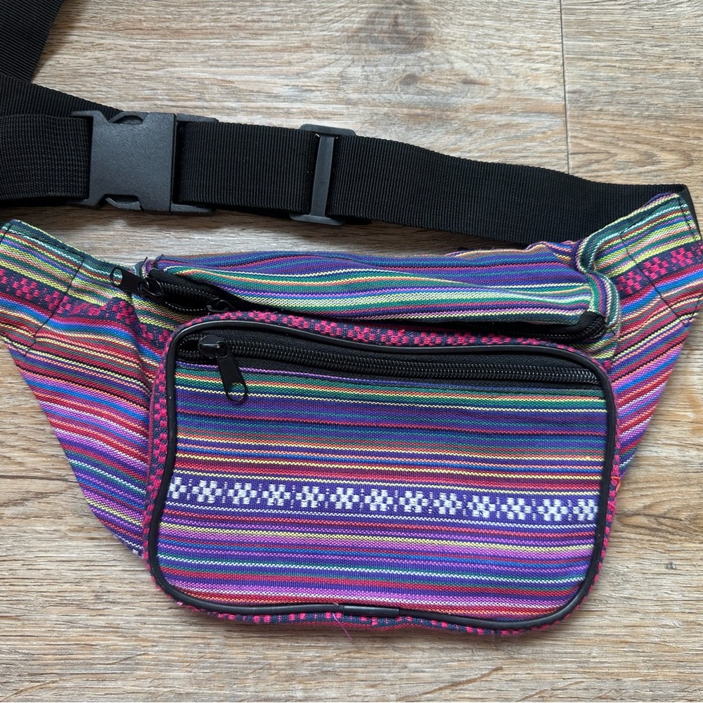 Colorful Patterned Fanny Pack Bag